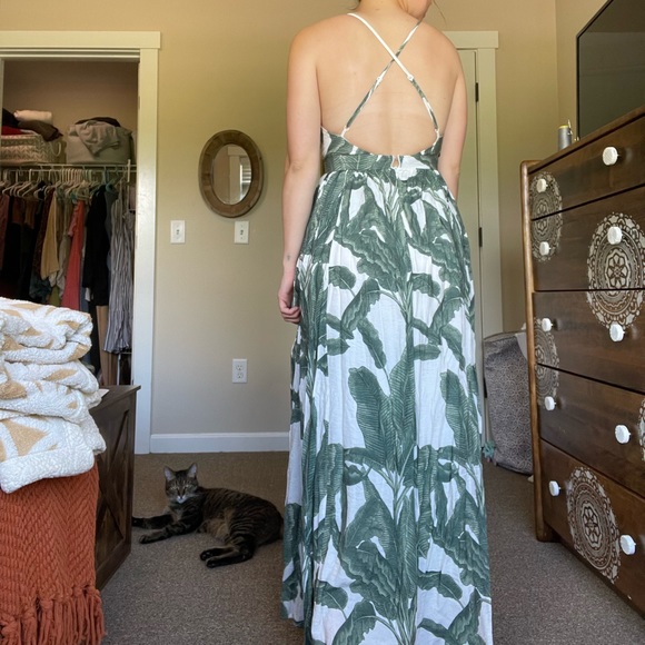Tropical maxi dress - Picture 4 of 11